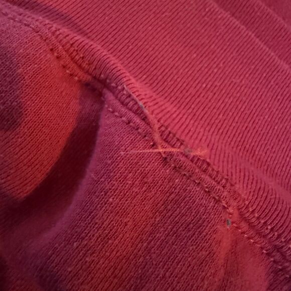 Vintage Pro Spirit XXXL Blank Red Crewneck Sweatshirt Mens Heavyweight USA 90s - Picture 8 of 8